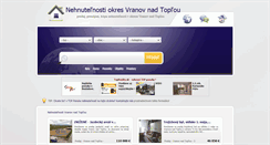 Desktop Screenshot of nehnutelnosti-vranovnadtoplou.eu